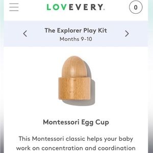 Lovevery Montessori Egg Cup
